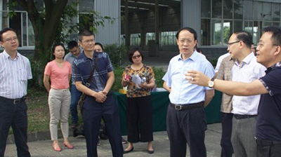 温江区区长一行来永亨温江海峡科技园智造基地参观指导